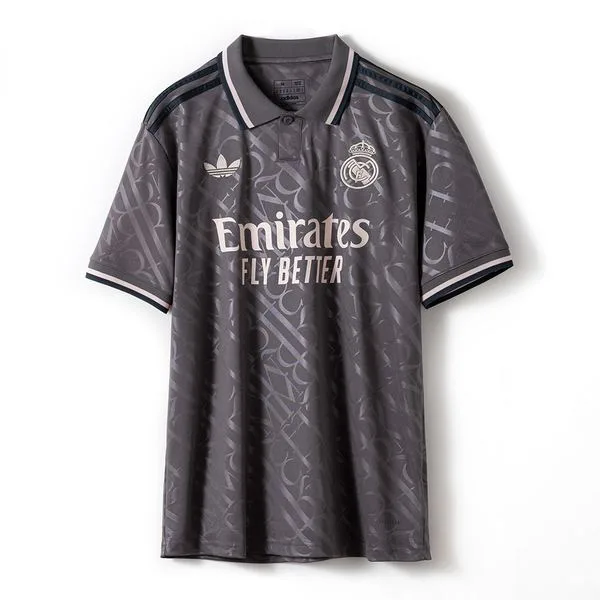 Camiseta de fútbol Real Madrid 2024/25 TERCERA MANGA CORTA VERSION FAN